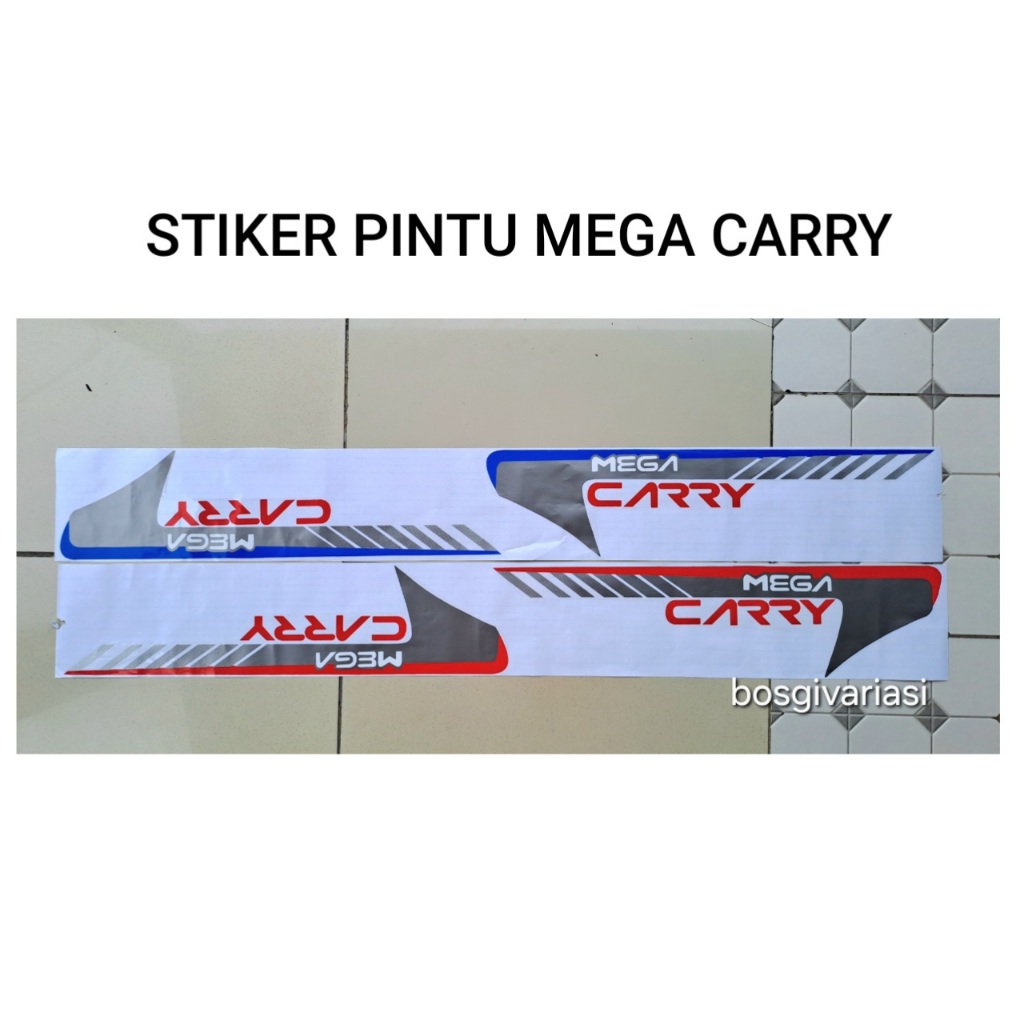 Stiker list body Mega Carry apv / Sticker Body pintu Mega Carry apv pick up pick up apv carry / suzu