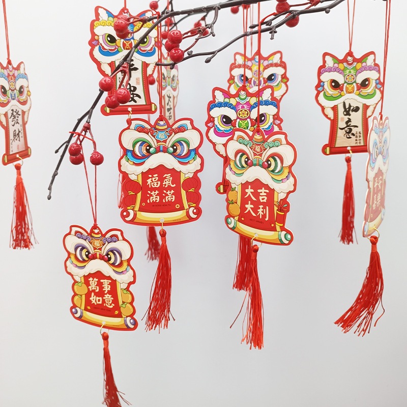 

Angpao Imlek Barongsai Gantung Pohon Isi 6 Pcs Ampau Gantungan Imlek Ampao Imlek Gantun Barongsai