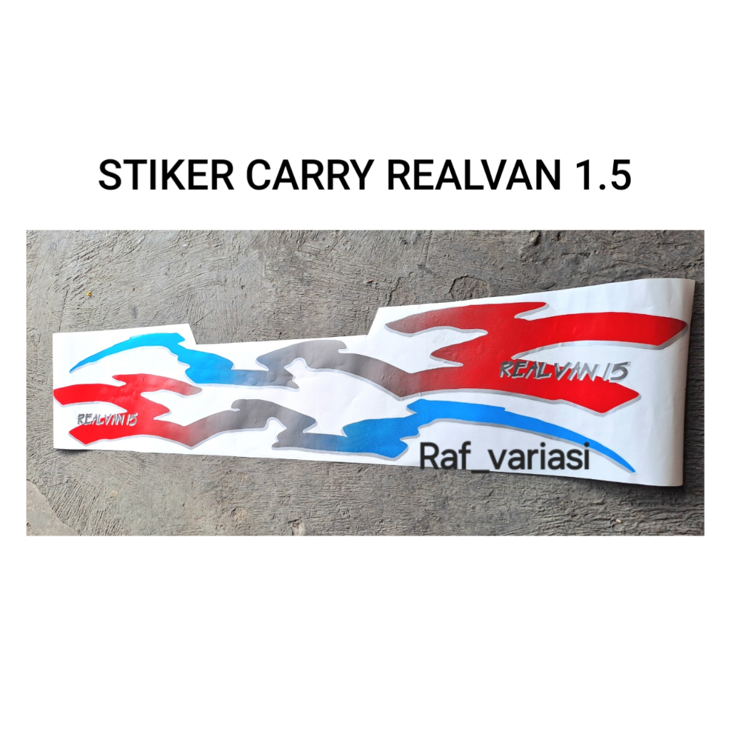 stiker carry futura realvan 1.5 / stiker carry futura 1.5 / sticker carry futura 1.5 Realvan new / s