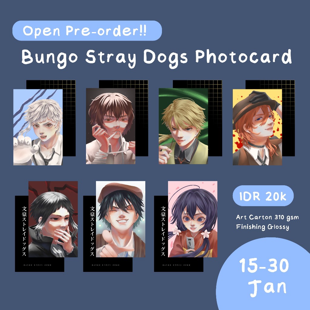 Bungo Stray Dogs Photocard