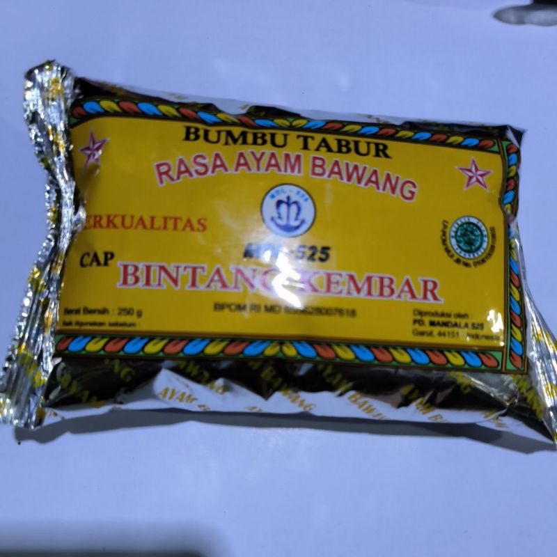 

bumbu tabur rasa ayam bawang berat 250gr