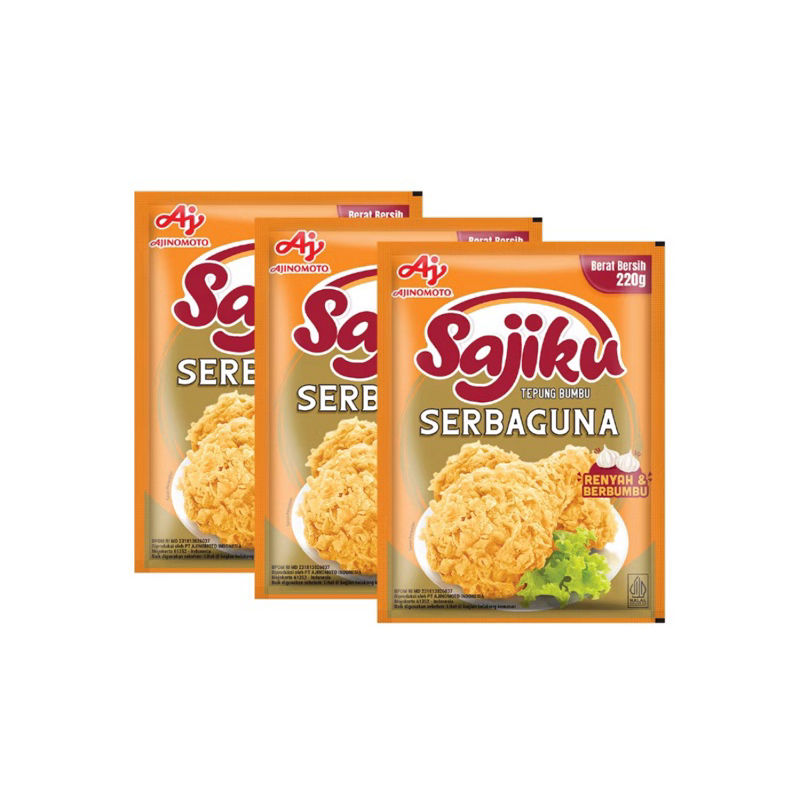 

Tepung Sajiku 10 Sachet / Tepung Serbaguna / kemasan @75gr