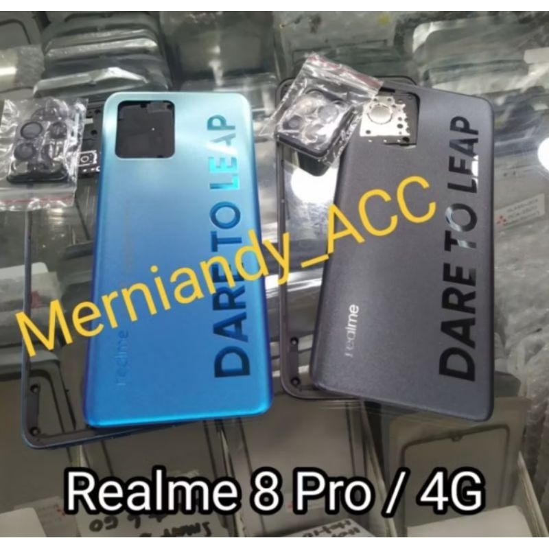 kesing housing casing realme 8 pro Bezel + backdoor