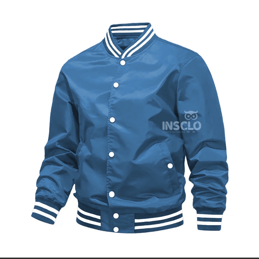 TERBARU AKN - JAKET BOMBER BASEBALL PRIA / JAKET MOTOR / JAKET ANTI AIR / JAKET BOMBER ORIGINAL