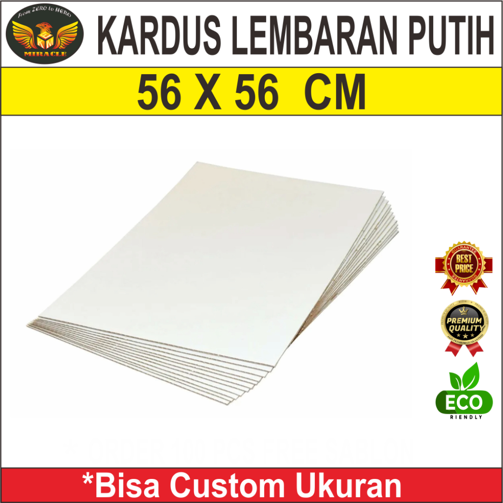 

KARDUS LEMBARAN PUTIH