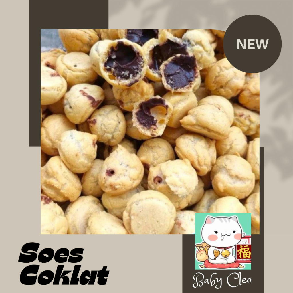 

COD Soes Coklat Cokelat 500g/1kg/Update kemasanterbaru / merekbaru/Malona/ halal Kue Sus Kering Isi soes coklat lumer 1 kgr Enak Murah （Cemilan keluarga, cocok untuk dewasa dan anak-anak） Chocolate Food Makanan Snack