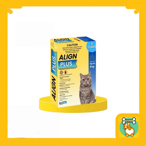 PETINDO ALIGN PLUS CAT ADULT/KITTEN OBAT KUTU KUCING 8KG NO FRONTLINE