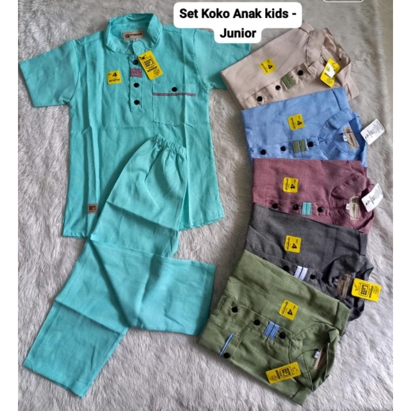 Set Koko Anak Junior BOOMBOOBee Bahan OXFORD