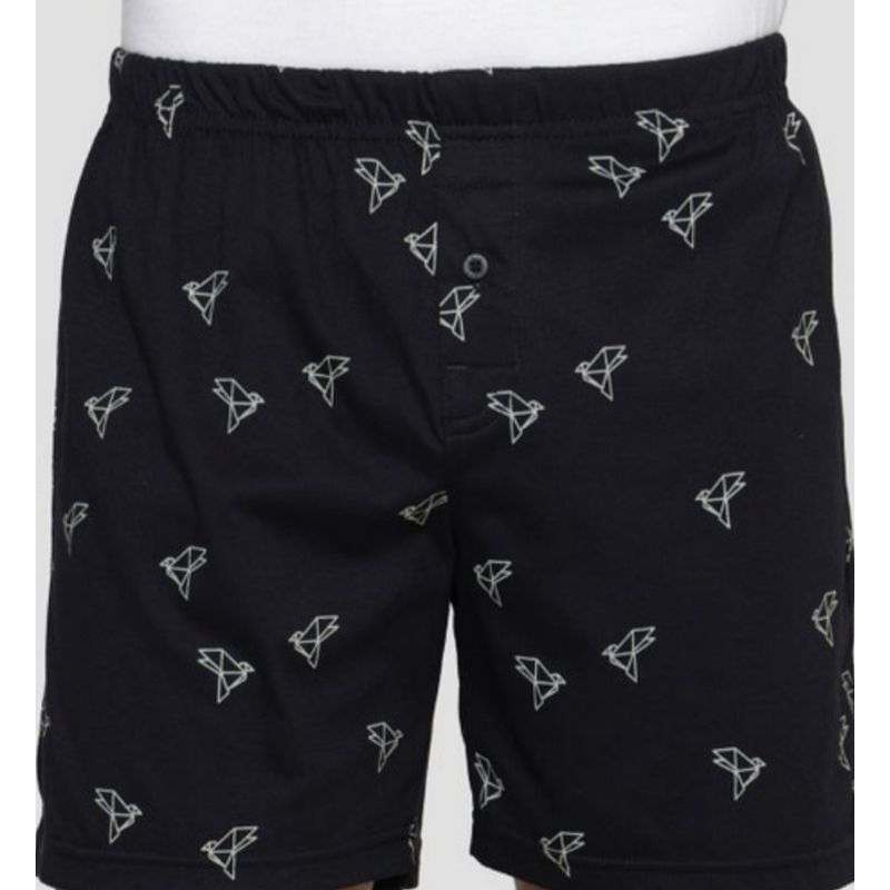 Cole Knit Shorts Origami Bird Boxer Pria