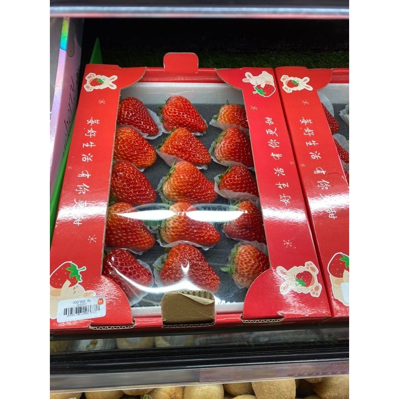 

Buah strawberry red premium import pack