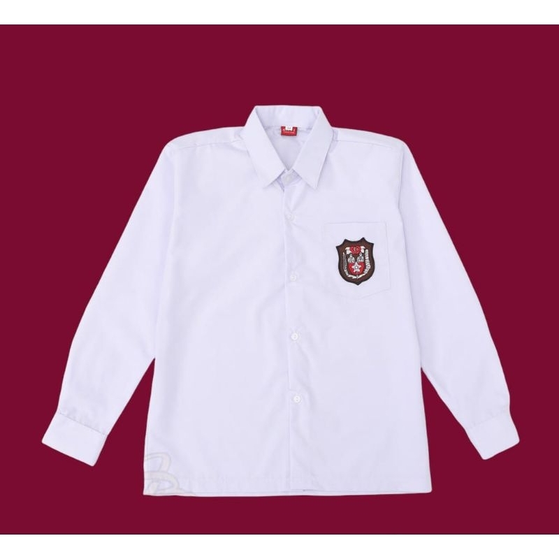 Baju putih panjang SD, Baju putih bahan Oxford dan bahan twis (licin serta mengkilap), Baju putih pa