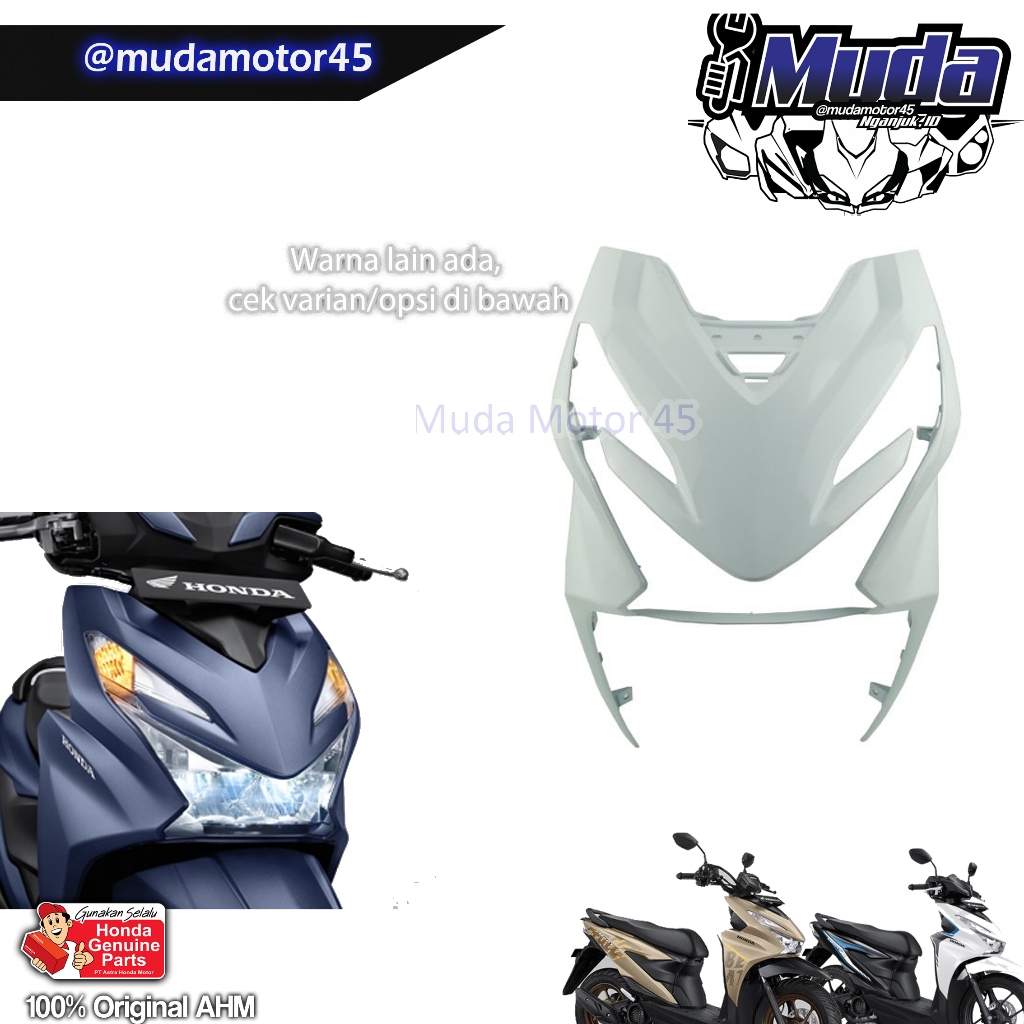 BADONG BEAT 2024 2025 COVER BODY DEPAN ALL NEW LED DELUXE ESAF STREET 64301-K1A-N80MGB-N80MIB-N80MSG