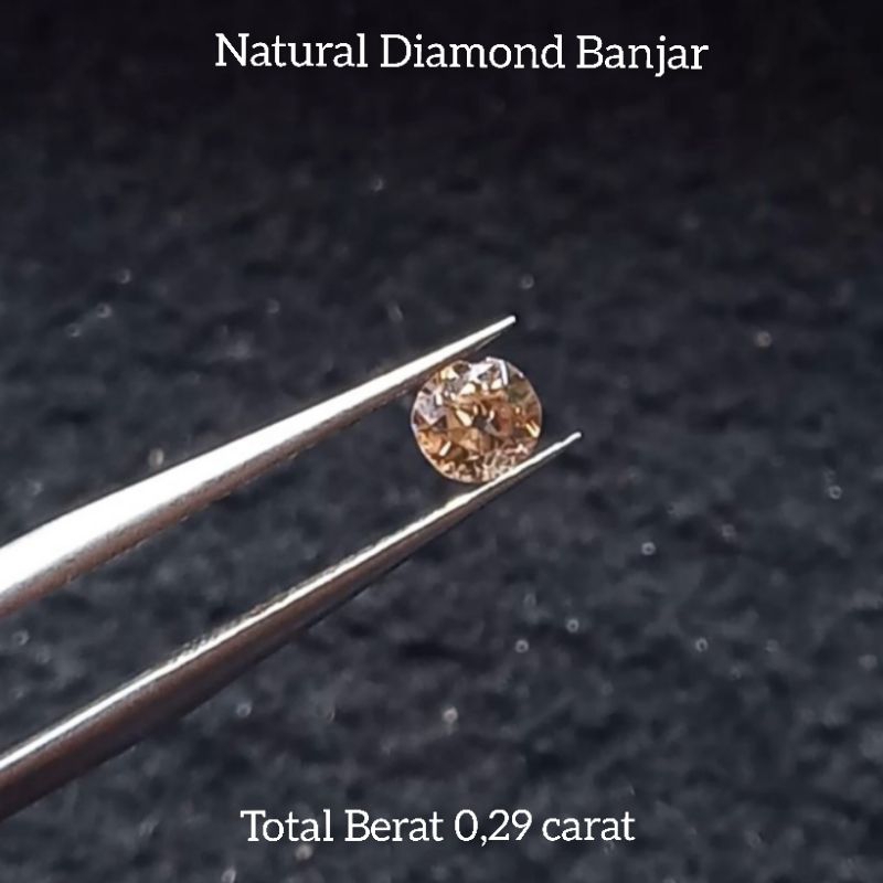 Berlian / Intan Banjar 0,29 carat Luster Tajam