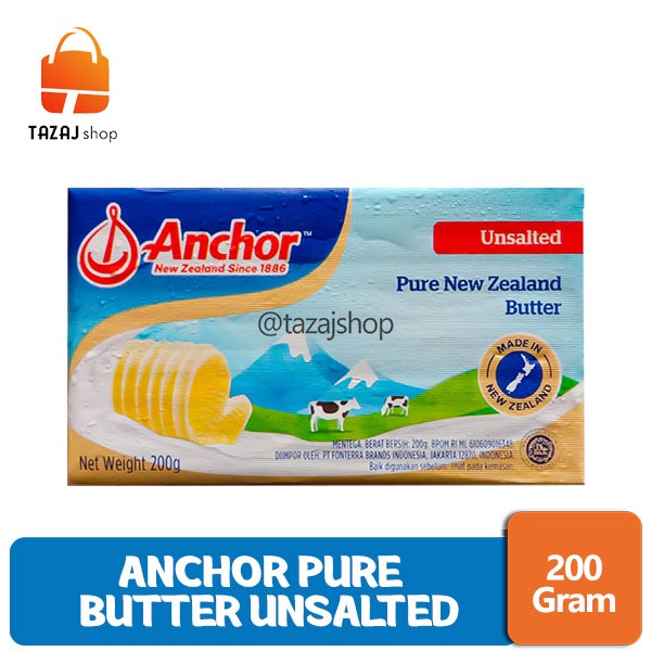 

Anchor Pure Butter Unsalted New Zeland 200gr