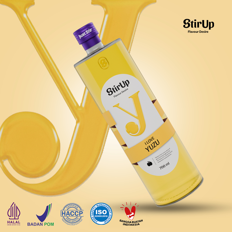 

StirUp I Love Yuzu - Gourmet Syrup Rasa Yuzu - Glass