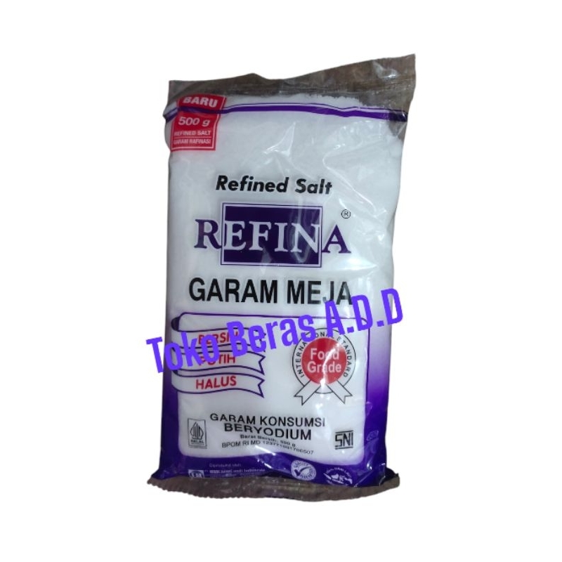 

Refina Garam Halus Yodium 500gr