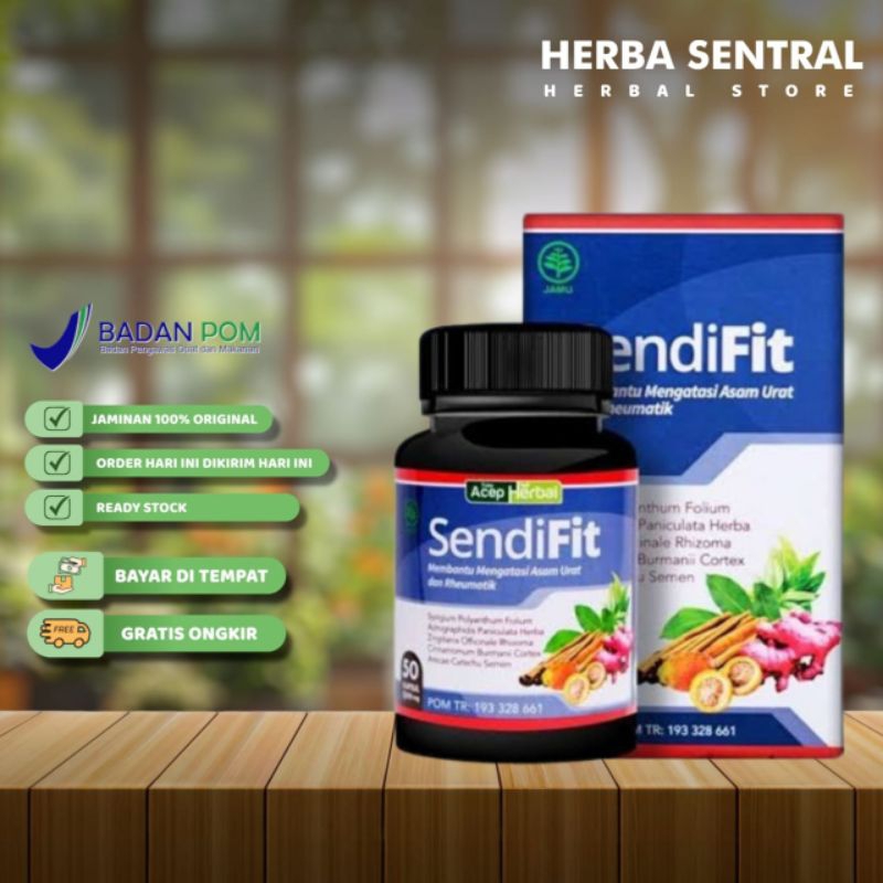 SENDIFIT herbal asli mengatasi asam urat rematik