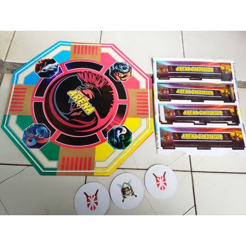 Arena 3D Puzzle Gladiator Lokal Bisa Untuk Crazy Bird Karoman