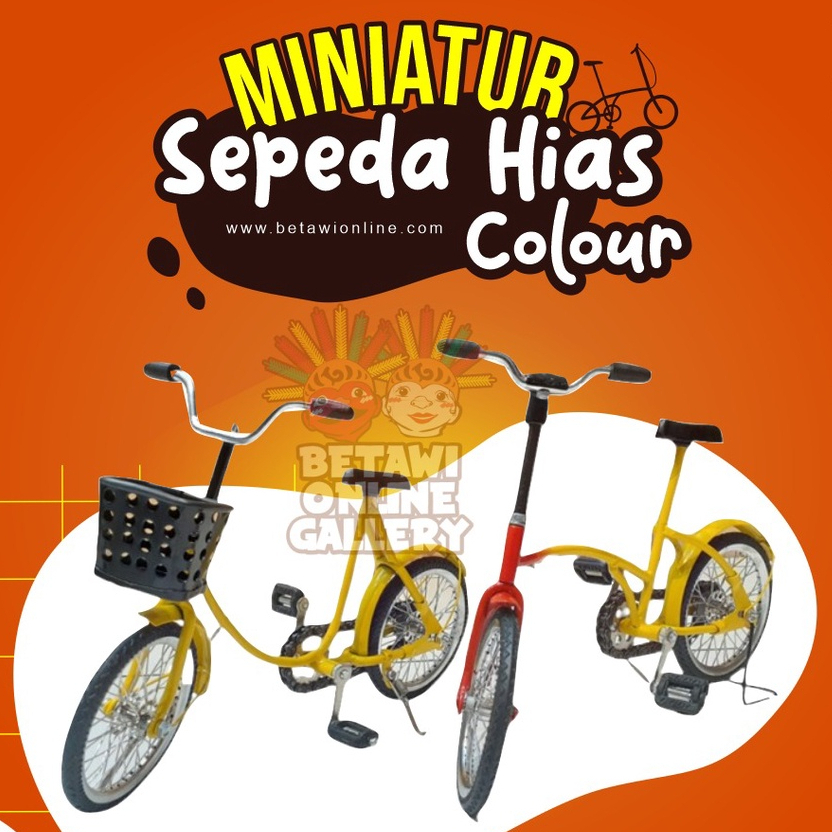 Miniatur Sepeda Hias Colour