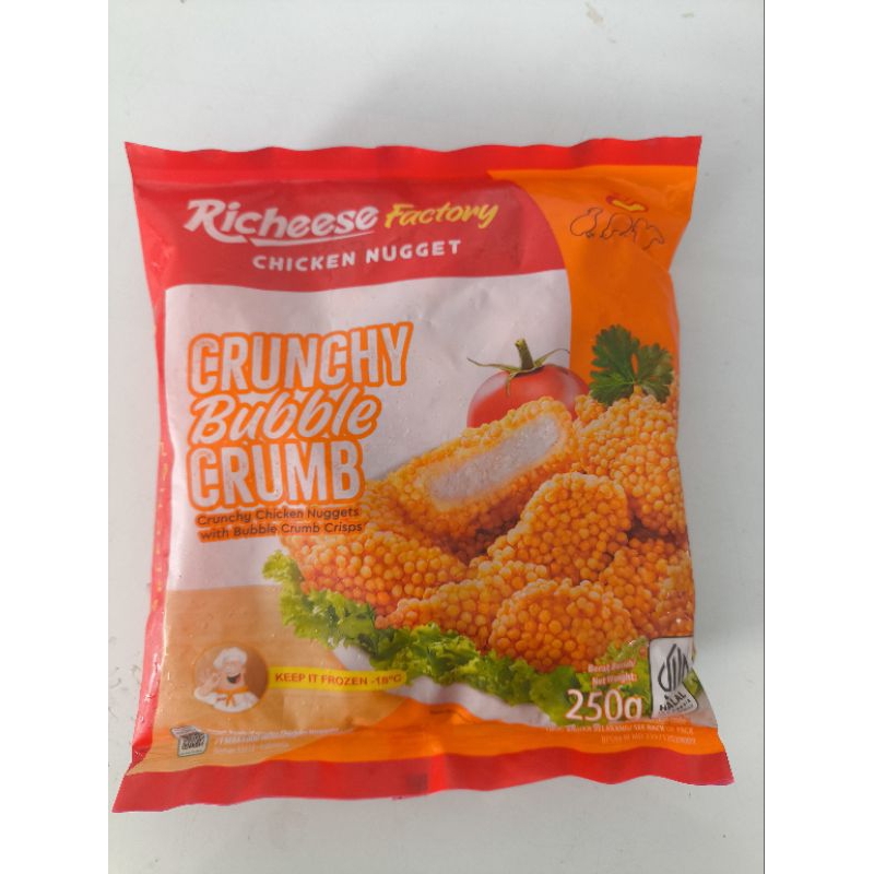 

Richeese Chicken Nugget Crunchy Bubble Crumb 250 gr