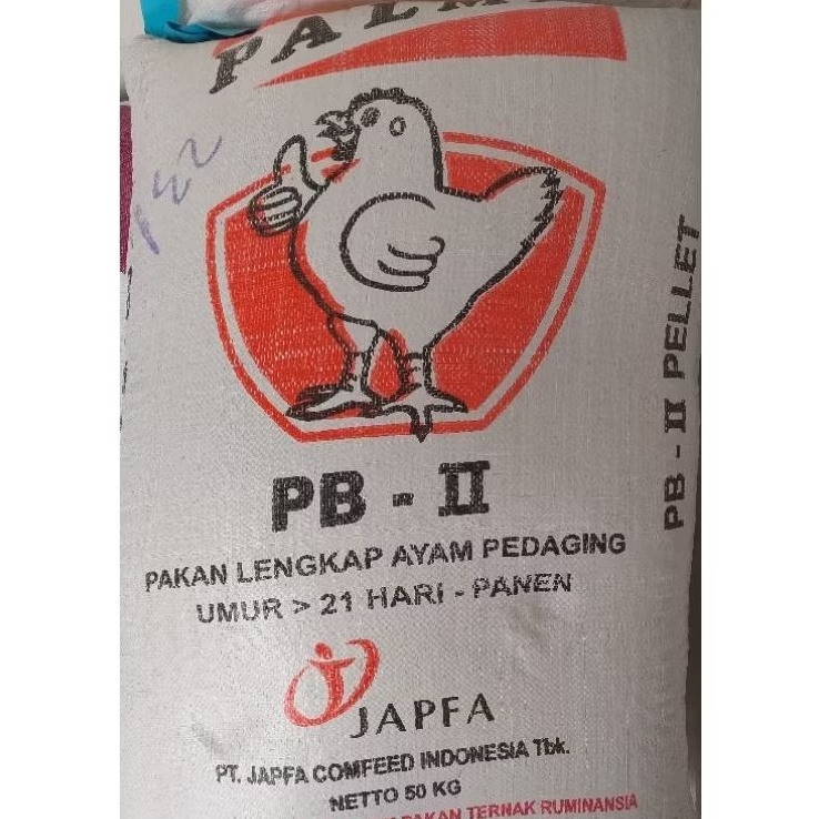 [1KG] Butiran Pedaging (pellet) untuk Penggemukan (protein 19%) - Japfa PB2 - Khusus Pengiriman Inst