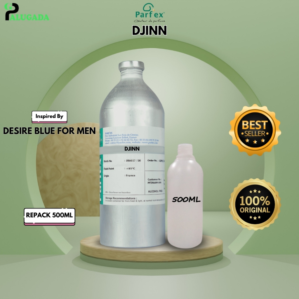 Bibit Parfum Murni DJINN | DUNHILL BLUE PARFEX 500ML Repack
