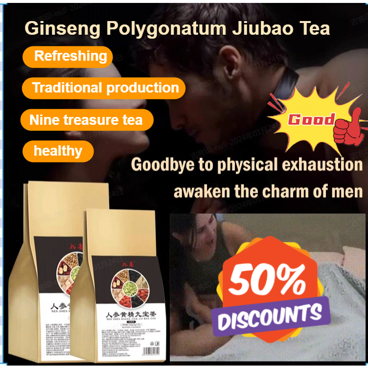 

❤️COD+Penjualan panas❤️Teh ginseng dan goji Teh sembilan harta ginseng dan polygonatum Teh kesehatan penambah ginjal Teh detoksifikasi dan pelindung hati Teh pemulihan setelah begadang Teh ginseng esens herbal