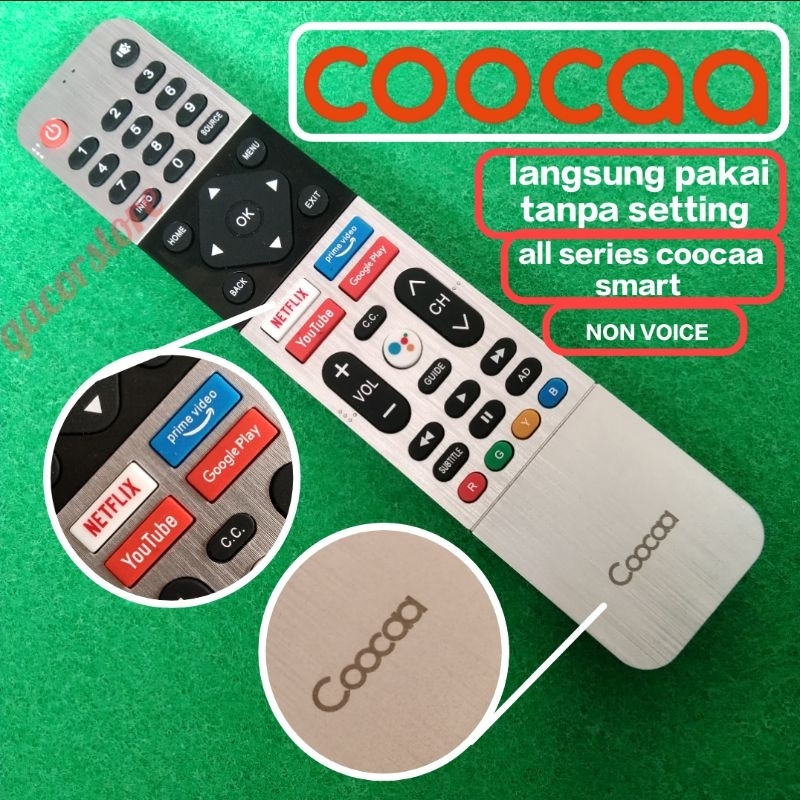 cs REMOT COOCAA COOCA cocaa ANDROID SMART 32S3G 32S5G 32S6G 40S3G 43S3G 40S5G 40S6G 42S3G 43S5G 43S6