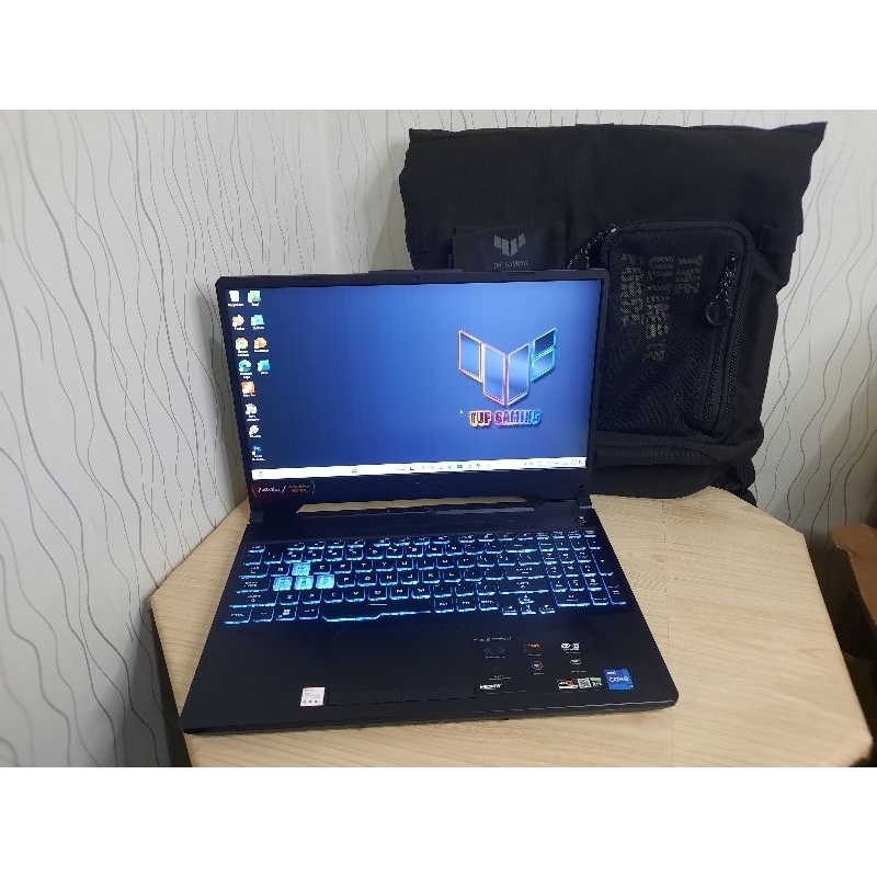 ASUS TUF GAMING F15 FX506HC intel core i7-11800H vga rtx 3050 Ram 16/512 gb normal siap pakai