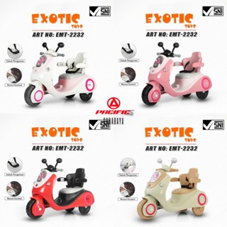 (FREE BUBBLE WRAP) MOTOR AKI ANAK EMT 2232 EXOTIC (REMOTE)