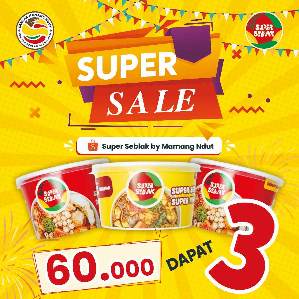 

SUPER SALE SUPER SEBLAK