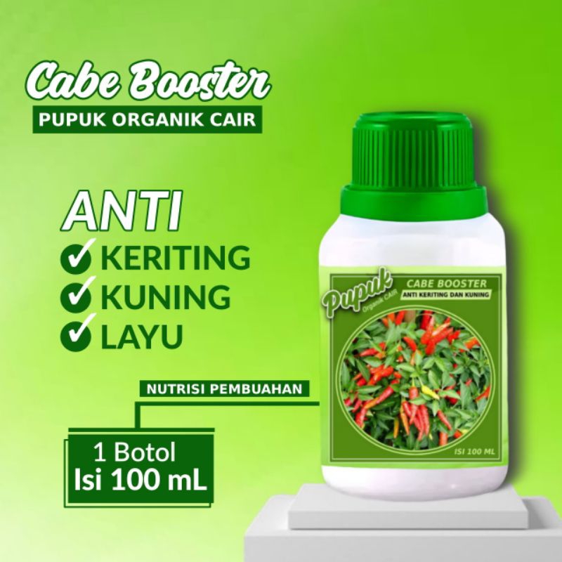 Pupuk Cabe Booster | Anti Keriting & Daun Kering | Nutrisi Tanaman Cabe