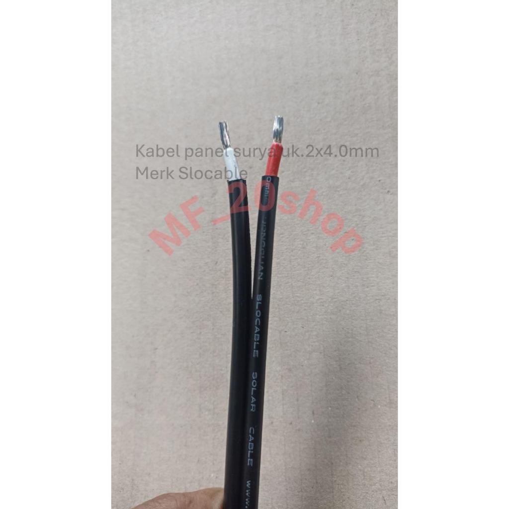 Kabel panel surya 2x4mm, kabel solar panel 2x4mm, kabel solar cell 2x4mm SLOCABLE