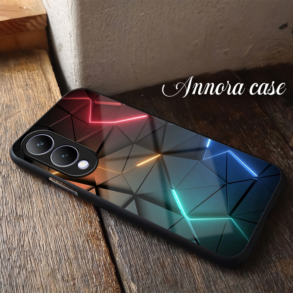 Softcase Glass Vivo Y17s - Case Glossy Keren - Softcase Import Casing Hp Vivo - Bisa Untuk Vivo Y17s