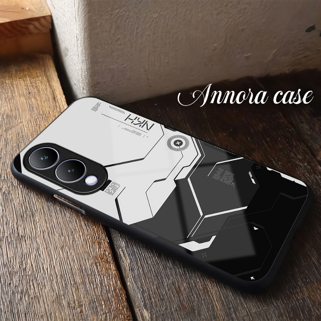 Softcase Glass Vivo Y17s - Case Glossy Keren - Softcase Import Casing Hp Vivo - Bisa Untuk Vivo Y17s