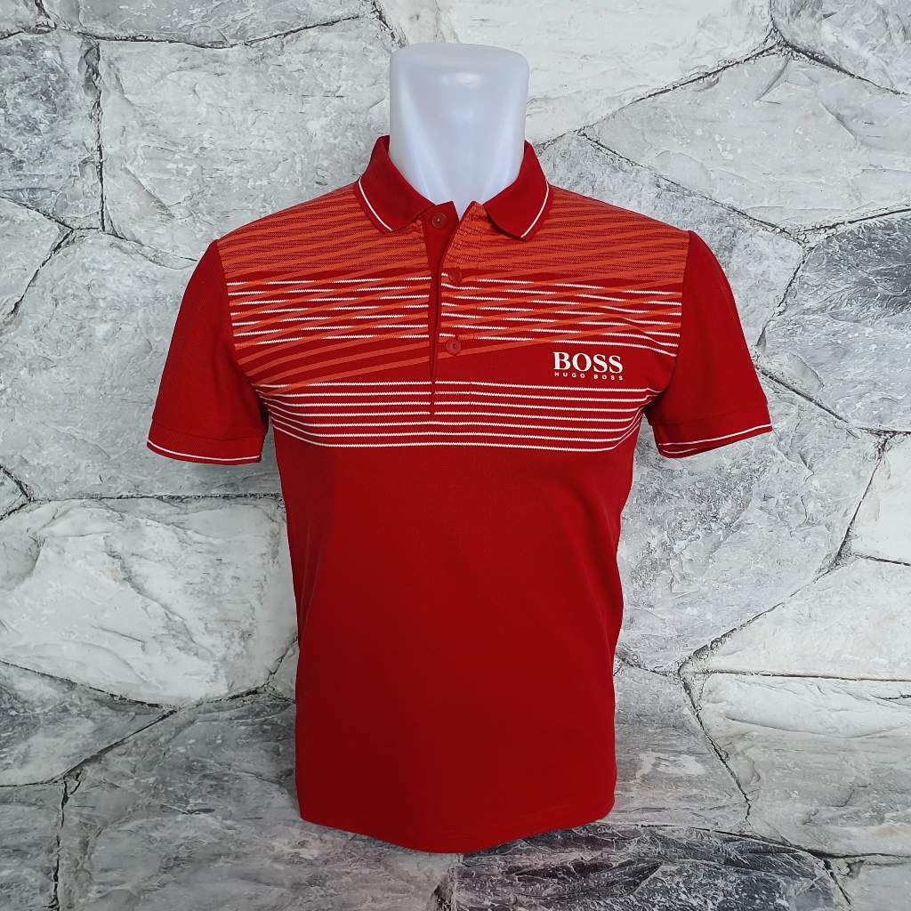 Baju Kaos Polo Anak HUGO BOSS - Size S / LD 44 cm - Original - Second