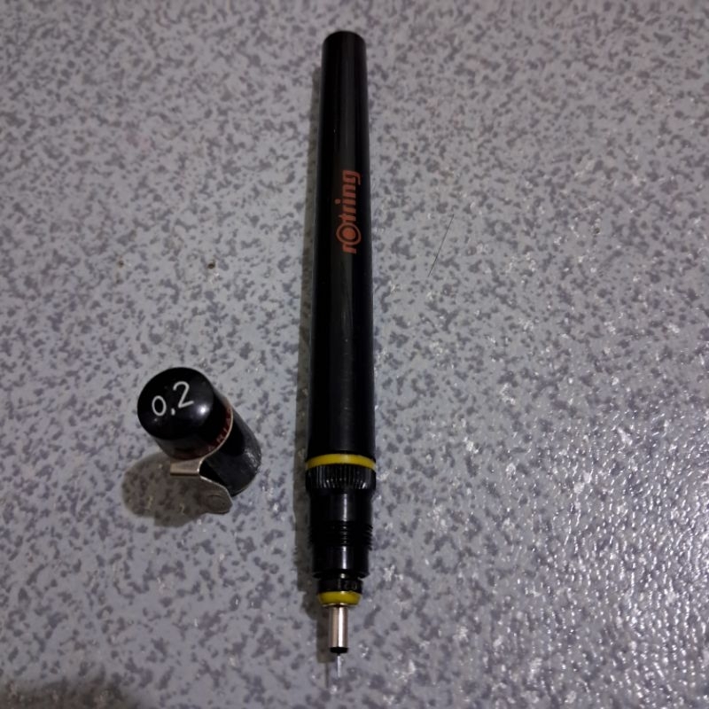 

Rotring Variant 0.2 rapido pulpen gambar teknik item no 2