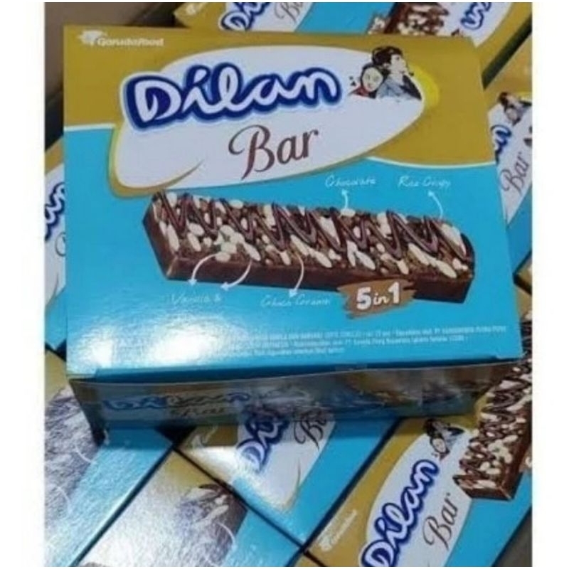 

Wafer Dilan Bar 5 in 1 Sekotak isi 12 Pcs