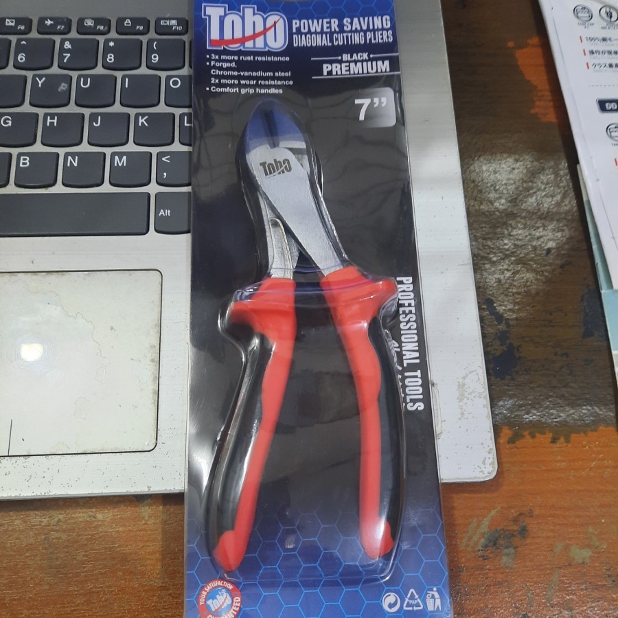 Tang Potong toho 7" Black Premium Original