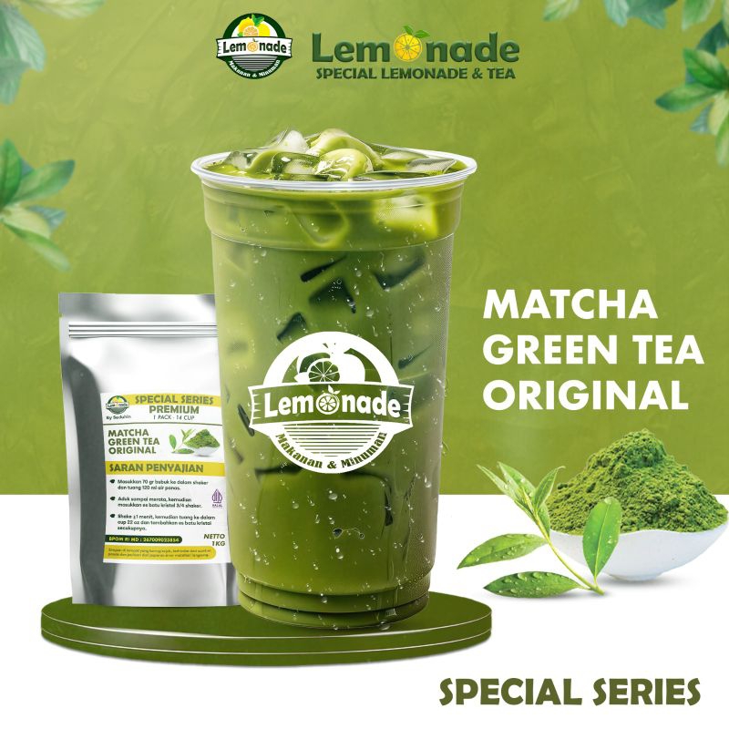 

LEMONADEOFFICIAL - Minuman Matcha Original 1Kg
