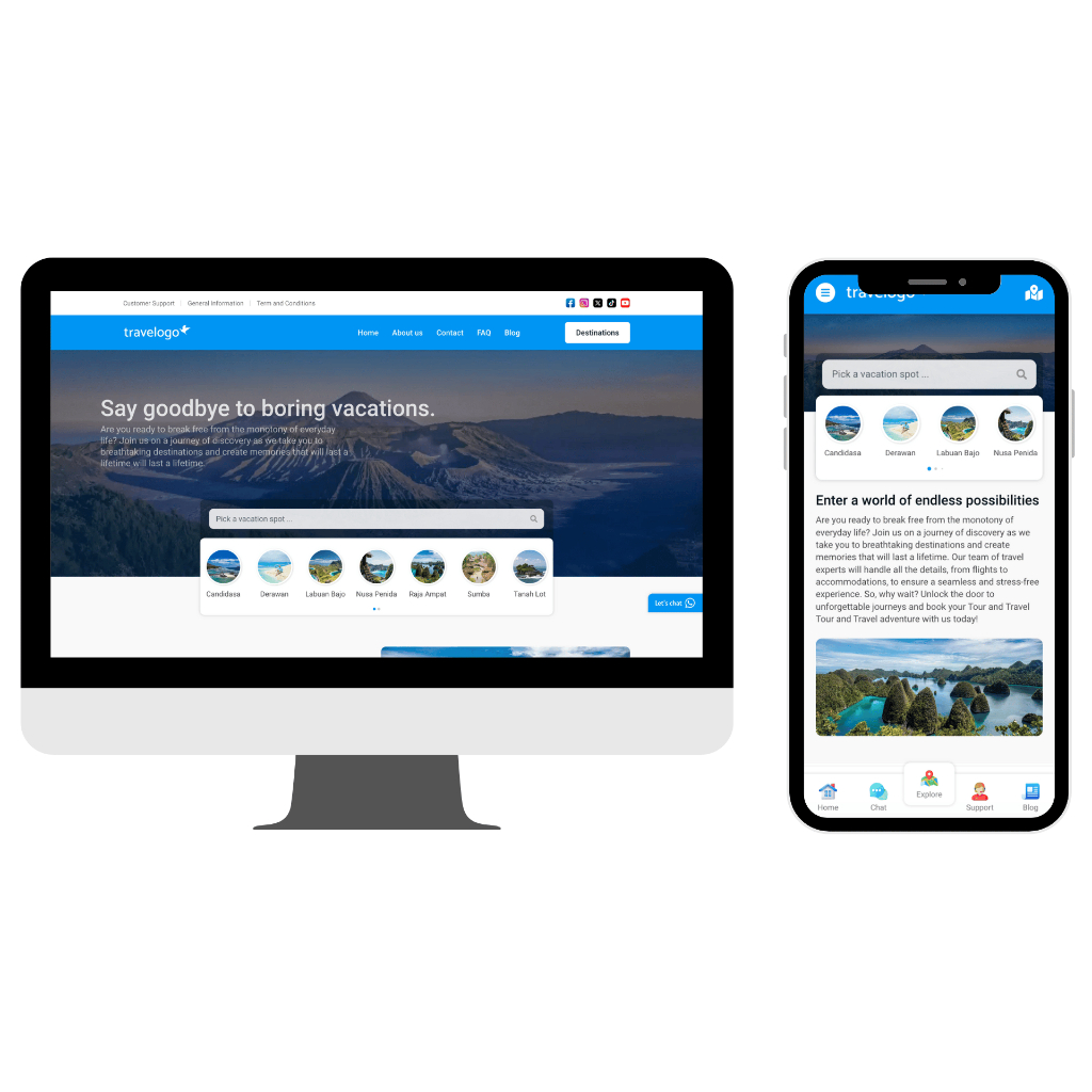 Website Tour & Travel v.1.0