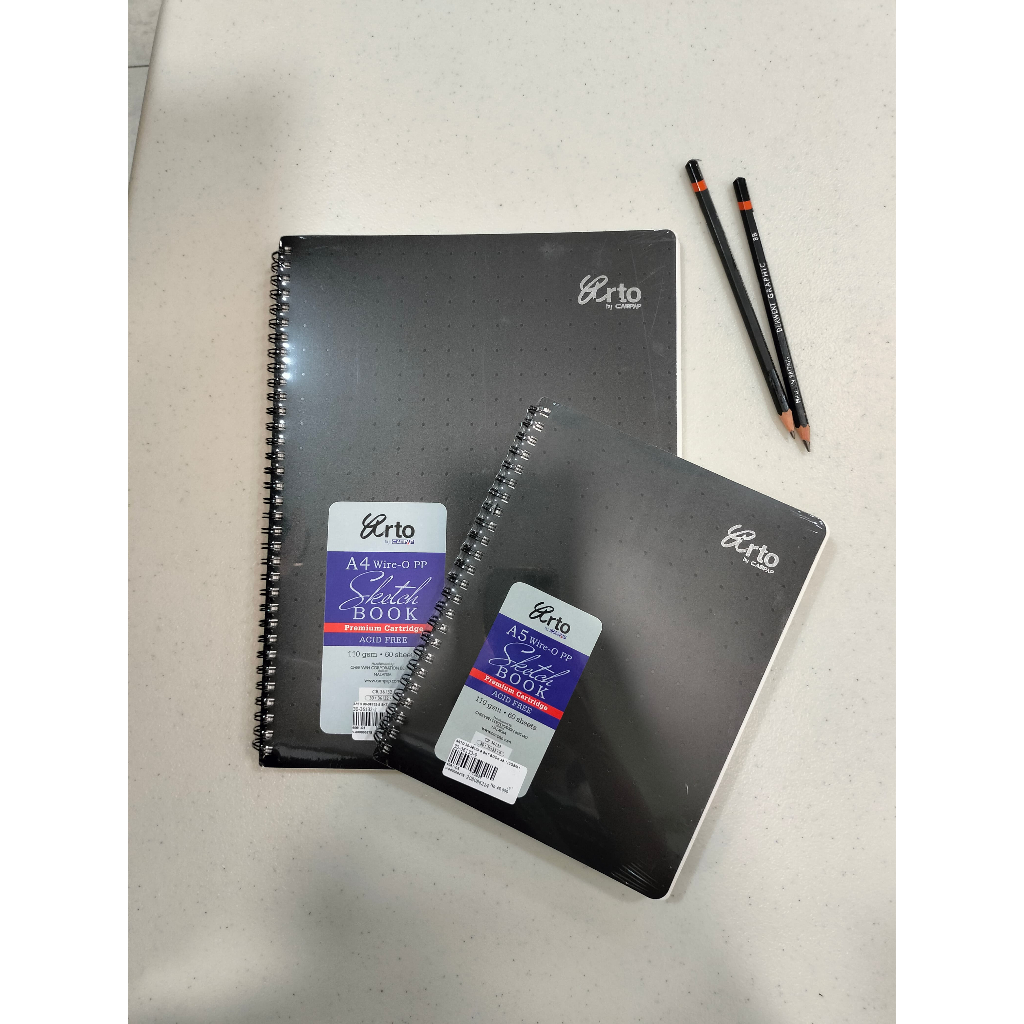 

Gramedia Tunjungan : Arto A4 Wire Bound Hard Back Sketchbook