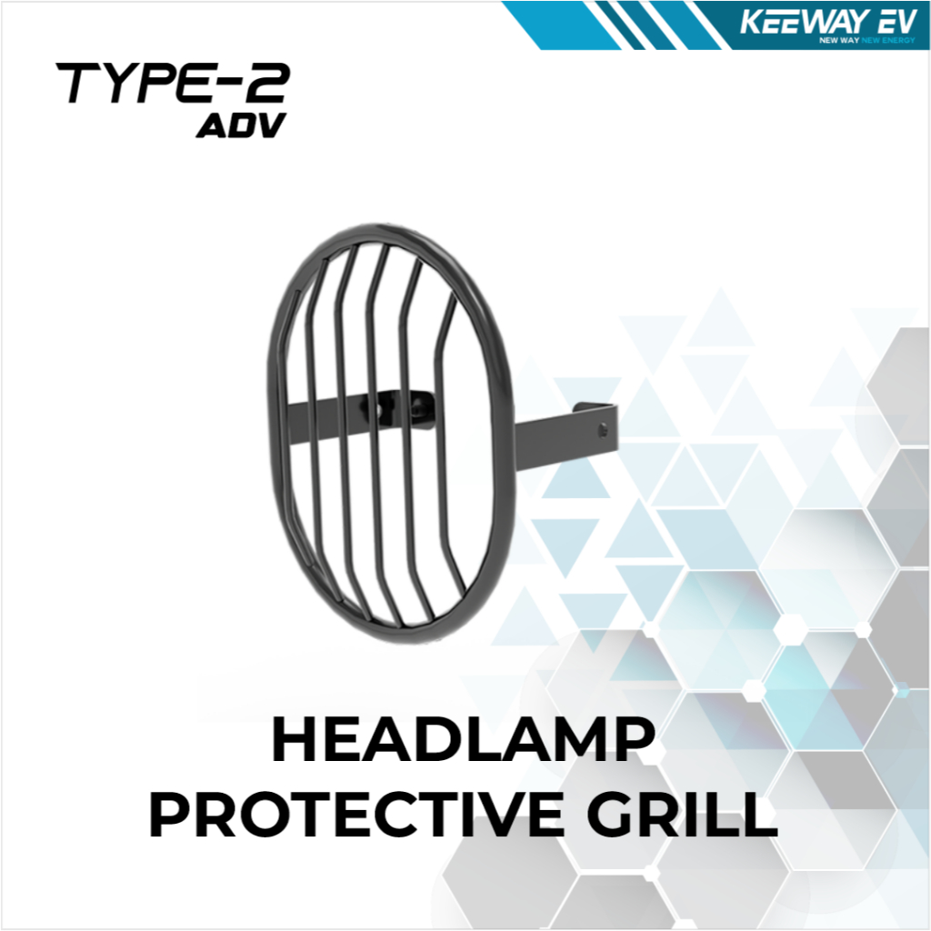 Head Lamp Protective Grille Sepeda Listrik keeway EV Type 2 ADV