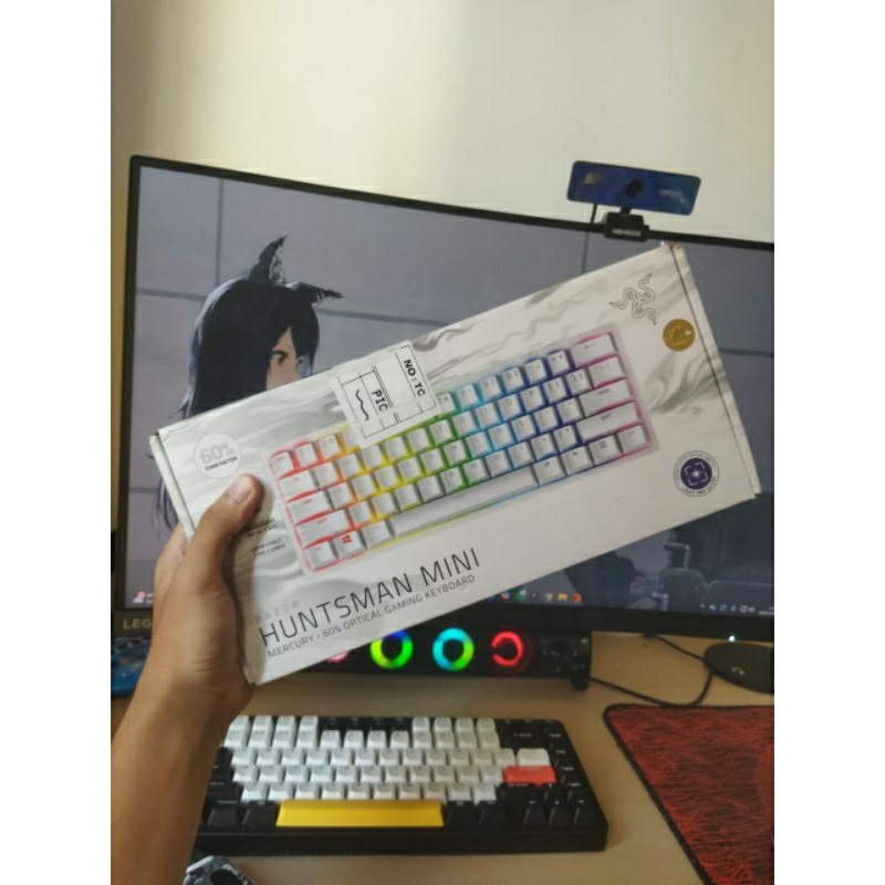 keyboard Razer Huntsman mini mercury second