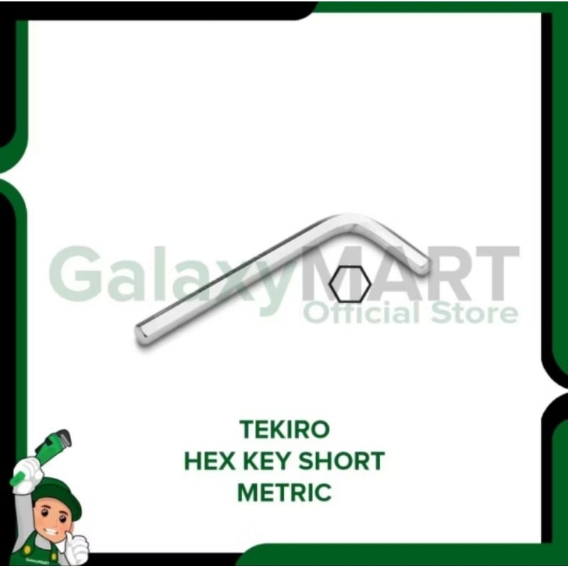 TEKIRO Kunci L pendek 6.5 mm