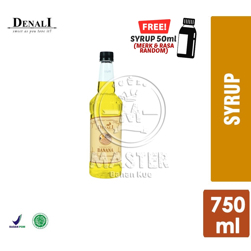 

Banana Syrup Denali / Sirup Rasa Pisang [Botol Plastik 750ml]