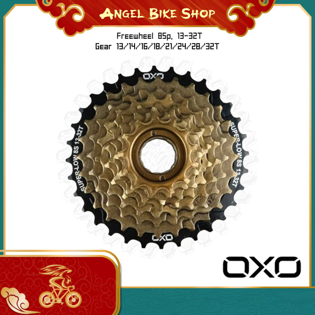 Sprocket Freewheel OXO 8 Speed Drat Ulir 13 - 32T