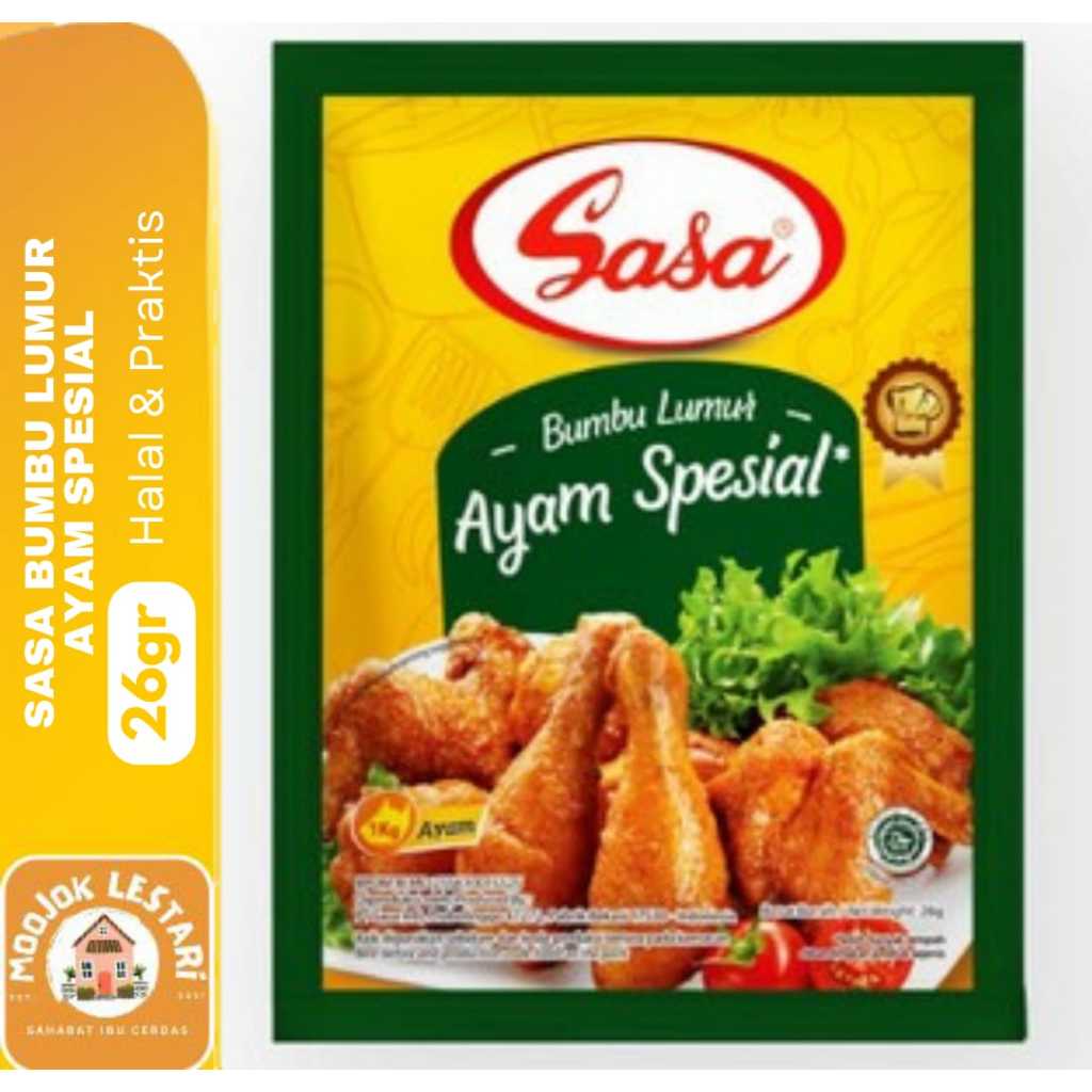 

SASA Bumbu Lumur Ayam Spesial 26gr Hala Enak Praktis