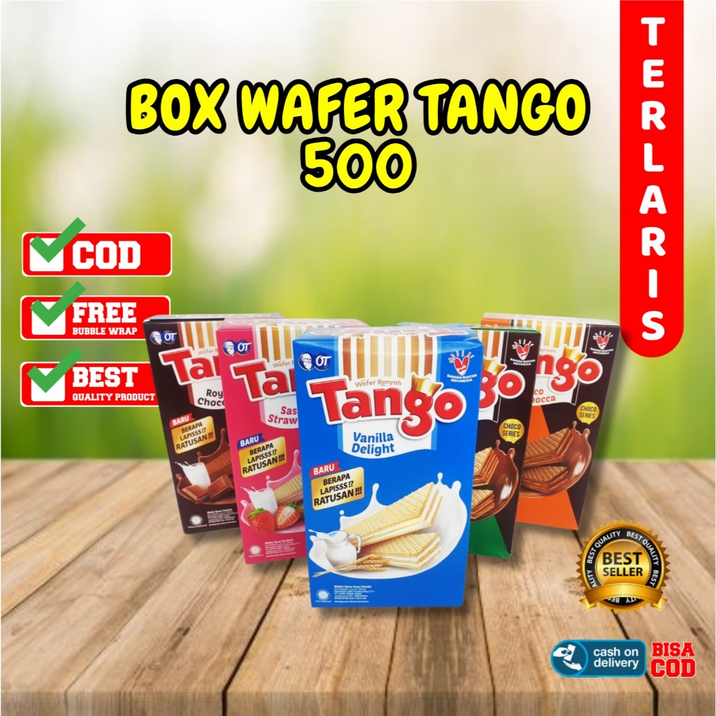 

BOX WAFER TANGO 500 enak cemilan lezat cocok