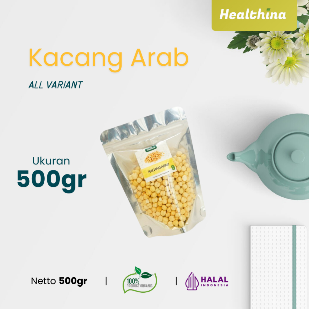 

Kacang Arab 500gr Alami 100% Organik Oleh-oleh Haji Umroh COD Makassar